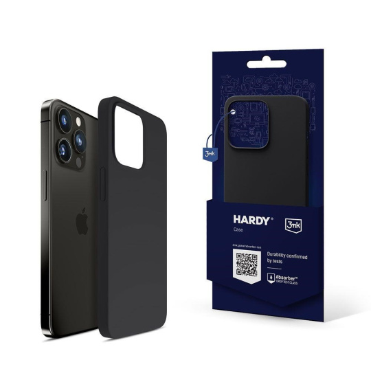 3mk ochranný kryt Hardy Silicone MagCase pro Apple iPhone 14 Pro, Graphite