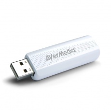 AVERMEDIA TV tuner DVB-T2 TD310, externí, USB, bílý AVERMEDIA TV tuner DVB-T2 TD310, externí, USB, bílý
