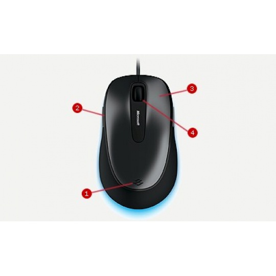 Microsoft Mouse Comfort 4500 for Business, Black