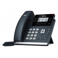 Yealink SIP-T42S IP telefon, 2,7" 192x64 LCD, 15 prog.tl., 2x 10/100/1000, PoE, 12x SIP, 1x USB, Skype, bez adaptéru Yealink SIP-T42S IP telefon, 2,7" 192x64 LCD, 15 prog.tl., 2x 10/100/1000, PoE, 12x SIP, 1x USB, Skype, bez adaptéru