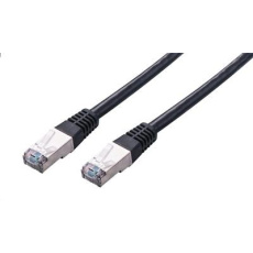 C-TECH kabel patchcord Cat5e, FTP, černý, 1m C-TECH kabel patchcord Cat5e, FTP, černý, 1m