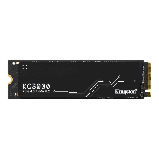 Kingston SSD 512GB KC3000 M.2 2280 NVMe™ PCIe Gen 4 (R 7000MB/s; W 3900MB/s)