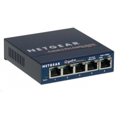 Netgear GS105 ProSafe 5-port Unmanaged Gigabit Desktop Switch Netgear GS105 ProSafe 5-port Unmanaged Gigabit Desktop Switch