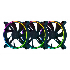 RAZER ventilátor Kunai 140mm aRGB LED PWM Performance Fan - 3 Fans RAZER ventilátor Kunai 140mm aRGB LED PWM Performance Fan - 3 Fans