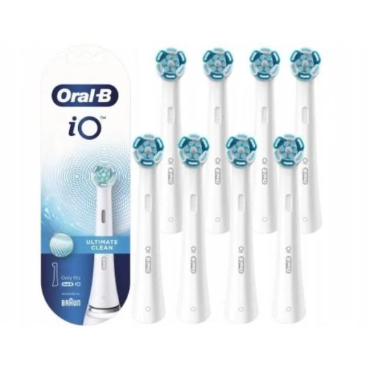 Oral-B iO Ultimate Clean náhradní hlavice k zubnímu kartáčku, 8 ks Oral-B iO Ultimate Clean náhradní hlavice k zubnímu kartáčku, 8 ks