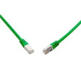 Solarix 10G patch kabel CAT6A SFTP LSOH 1m zelený non-snag-proof C6A-315GR-1MB