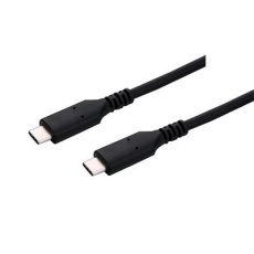 C-TECH kabel USB 4.0, Type-C (CM/CM), PD 100W, 40Gbps, 0,5m, černý C-TECH kabel USB 4.0, Type-C (CM/CM), PD 100W, 40Gbps, 0,5m, černý