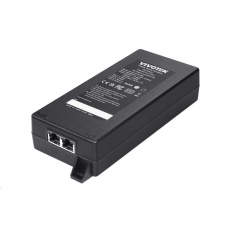 Vivotek vnitřní gigabit injektor PoE napájení (802.3af/at/bt), 90W, ochrana proti přepětí, MTBF 200k hodin Vivotek vnitřní gigabit injektor PoE napájení (802.3af/at/bt), 90W, ochrana proti přepětí, MTBF 200k hodin