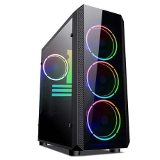 VeinX case Mars MAR01A Mid Tower, bez zdroje, 3xUSB, průhledná bočnice, 4xARGB Fan 120mm, černá VeinX case Mars MAR01A Mid Tower, bez zdroje, 3xUSB, průhledná bočnice, 4xARGB Fan 120mm, černá