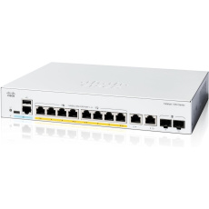 Cisco Catalyst switch C1300-8FP-2G (8xGbE,2xGbE/SFP combo,8xPoE+,120W,fanless) - REFRESH Cisco Catalyst switch C1300-8FP-2G (8xGbE,2xGbE/SFP combo,8xPoE+,120W,fanless) - REFRESH