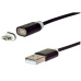 Virtuos datový kabel micro USB, magnetický, nabíjecí, 1,8 m