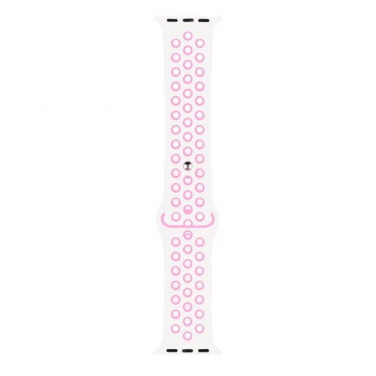 RhinoTech sportovní řemínek pro Apple Watch 42 / 44mm Bílo-růžová RhinoTech sportovní řemínek pro Apple Watch 42 / 44mm Bílo-růžová