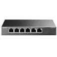 TP-Link switch TL-SF1006P (6x100Mb/s, 4xPoE+, 67W, fanless)