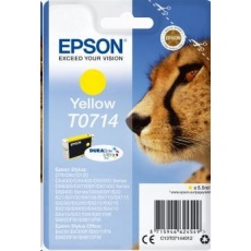 EPSON ink bar Singlepack Yellow T0714 DURABrite Ultra Ink (5,5 ml)