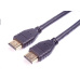 PREMIUMCORD Kabel HDMI 2.1 High Speed + Ethernet kabel 8K@60Hz, zlacené konektory, 0,5m