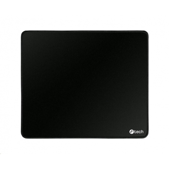 BAZAR C-TECH Podložka pod myš MP-01, černá, 320x270x4mm, obšité okraje, "POŠKOZENÝ OBAL"