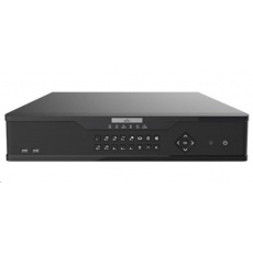 Uniview NVR, 16 kanálů, H.265, 4x HDD, 12Mpix (384Mbps/384Mbps), HDMI+VGA Full HD, ONVIF, 3x USB, audio