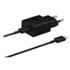 Samsung cestovní nabíječka EP-T1510XBE, PD, 15W, kabel USB-C, černá, EU Samsung cestovní nabíječka EP-T1510XBE, PD, 15W, kabel USB-C, černá, EU