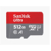 SanDisk MicroSDXC karta 512GB Ultra (150 MB/s, A1 Class 10 UHS-I) + adaptér