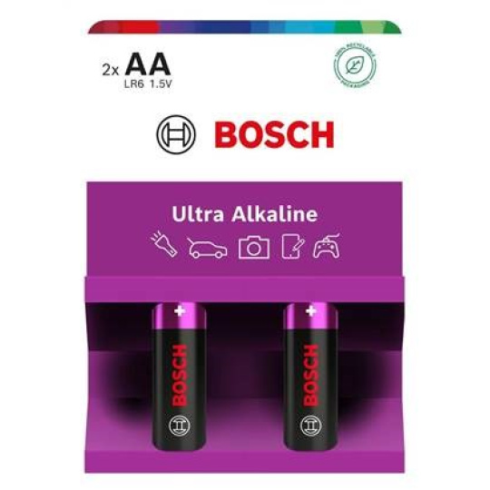 Bosch LR6UA2B/00 Ultra Alkaline (Blistr 2 ks) Bosch LR6UA2B/00 Ultra Alkaline (Blistr 2 ks)