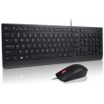 LENOVO klávesnice Essential Wired USB Keyboard + Mouse Set - USB, černá