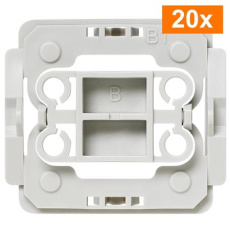 Homematic IP Adaptér Berker B1, set 20ks - EQ3-ADA-B1-20 Homematic IP Adaptér Berker B1, set 20ks - EQ3-ADA-B1-20