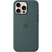 APPLE iPhone 16 Pro Max Silicone Case with MagSafe - Lake Green