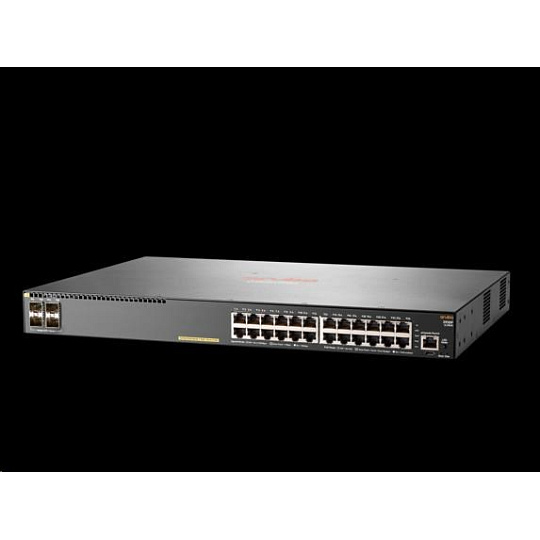 HPE Aruba Networking 2930F 24G PoE+ 4SFP+ Switch JL255A RENEW