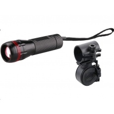 Extol Light svítilna 3W CREE LED s držákem na kolo, 120lm 43110 Extol Light svítilna 3W CREE LED s držákem na kolo, 120lm 43110