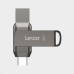 Lexar JumpDrive Dual Drive D400 Type-C/Type-C & Type-A, up to 100MB/s read (USB 3.1) 32GB