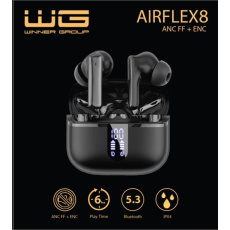 WG - Bluetooth sluchátka WG AirFlex 8 / black WG - Bluetooth sluchátka WG AirFlex 8 / black