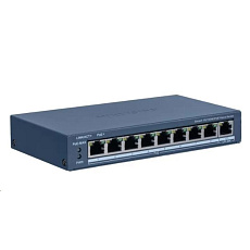 Hikvision DS-3E1309P-EI/M, Smart managed switch 8x 100TX PoE + 1x Gb uplink, 60W, Super PoE