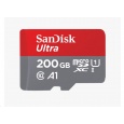 SanDisk MicroSDXC karta 200GB Ultra (120 MB/s, A1 Class 10 UHS-I, Android) + adaptér