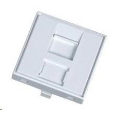 Modul neosazený 1x RJ45, 45x45 mm s prachovkou