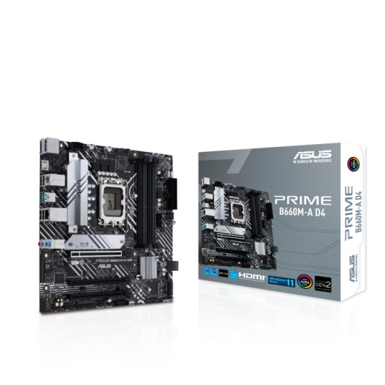 ASUS MB Sc LGA1700 PRIME B660M-A DDR4, Intel B660, 4xDDR4, 1xDP, 2xHDMI, mATX