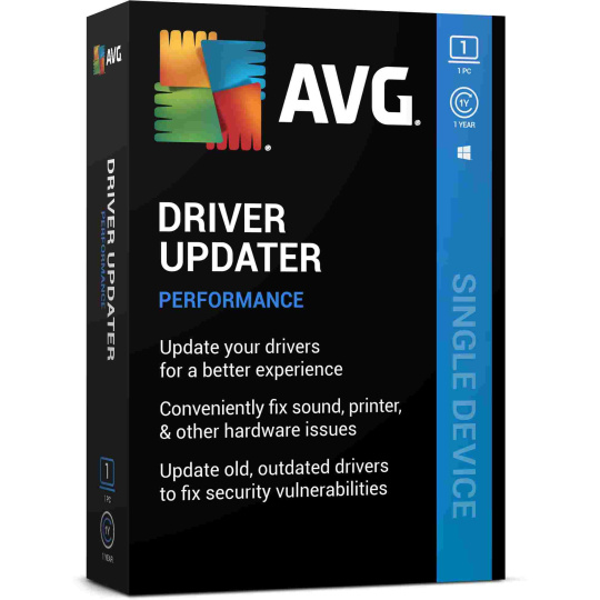 _Nová AVG Driver Updater - 1 zařízení na 12 měsíců