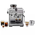 DeLonghi La Specialista Opera pákový kávovar, 1550 W, vestavěný mlýnek, parní tryska MyLatte, nerez