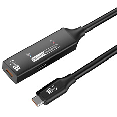 PremiumCord USB-C 3.2 Gen 2 repeater a prodlužovací kabel Male-Female, 10Gbps Aluminium 7m