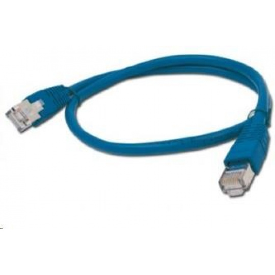 GEMBIRD kabel patchcord CAT6 stíněný FTP 1m, modrý