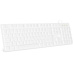 CONNECT IT kancelářská podsvícená klávesnice Chocolate WhiteStar, CZ + SK verze, bílá