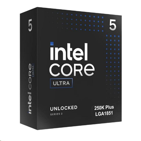 CPU INTEL Core Ultra 5 250K Plus, až 5.3GHz, 30MB L2, LGA1851, Box (bez chladiče)