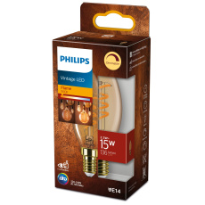 PHILIPS žárovka LED classic 15W B35 E14 GOLD SP D RFSRT4