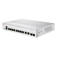 Cisco switch CBS350-8T-E-2G, 8xGbE RJ-45, 2xGbE RJ-45/SFP combo, fanless - REFRESH