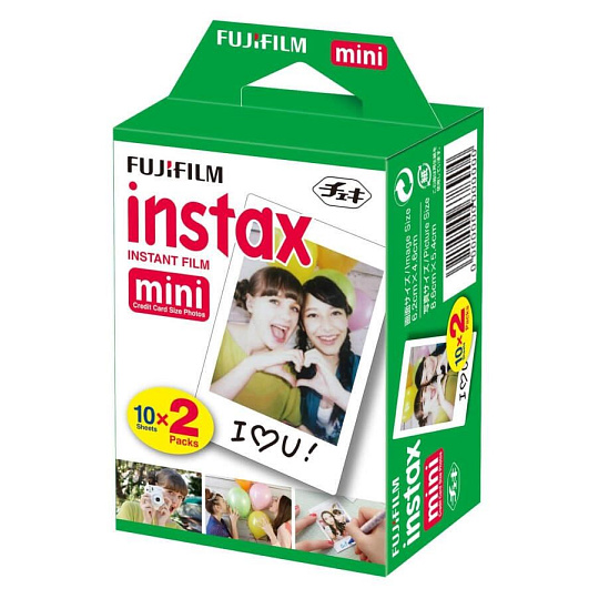 BAZAR - Fujifilm Film Instax Mini Glossy(10X2/Pk) - Poškozený obal (Komplet)
