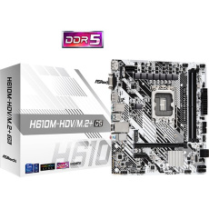 BAZAR - ASRock MB Sc LGA1700 H610M-HDV/M.2+ D5, Intel H610, 2xDDR5, 1xDP, 1xHDMI, 1xVGA, mATX - Po opravě (Bez příšlušen