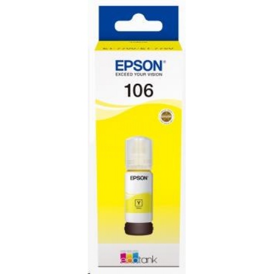 EPSON ink bar 106 EcoTank Yellow ink bottle