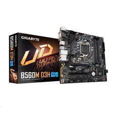 BAZAR-GIGABYTE MB Sc LGA1200 B560M D3H, Intel B560, 4xDDR4, 1xDP, 1xHDMI, 1xDVI, VGA, mATX-po opravě(holá) BAZAR-GIGABYTE MB Sc LGA1200 B560M D3H, Intel B560, 4xDDR4, 1xDP, 1xHDMI, 1xDVI, VGA, mATX-po opravě(holá)