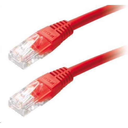 XtendLan patch kabel Cat5E, UTP - 5m, červený