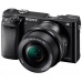 SONY Alfa6000 fotoaparát, 24.3MPix + 16-50mm - černý