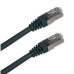 XtendLan patch kabel Cat5E, FTP - 1m, černý (prodej po 10 ks)